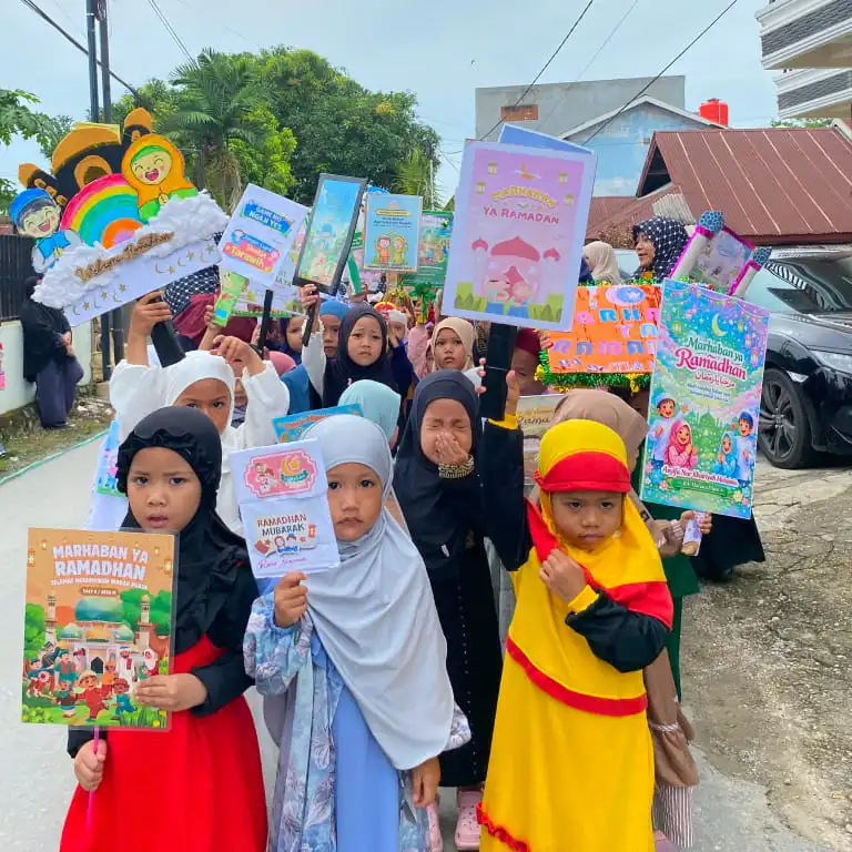 momen keseruan kegiatan di RA Mutiara Islam Kendari | TK Sekolah Playgroup Terbaik di Kendari